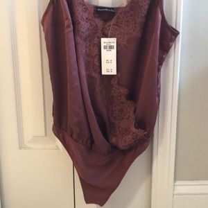 Lace cami body suit